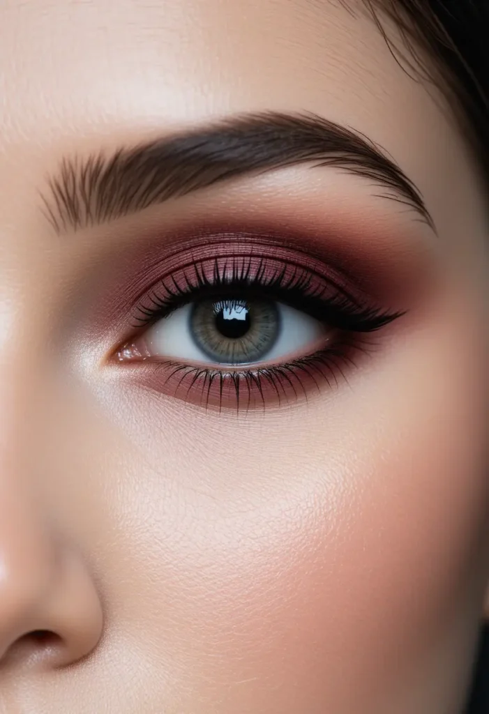 6. Halo Eye With a Burgundy Center
