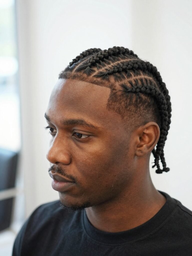 Cornrow Hairstyles For Men: 19 Stunning Trending Ideas 4 6 Cornrow Hairstyles For Men With Clean Symmetry