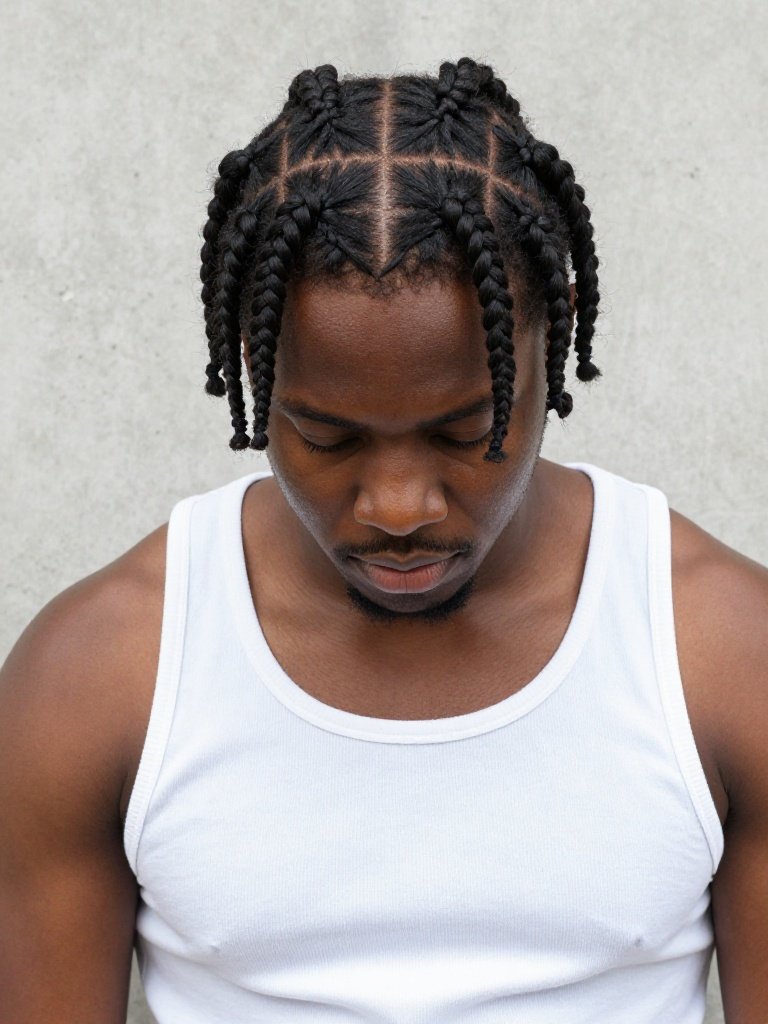 Cornrow Hairstyles For Men: 19 Stunning Trending Ideas 5 4 Cornrow Hairstyles For Men With Bold Rows