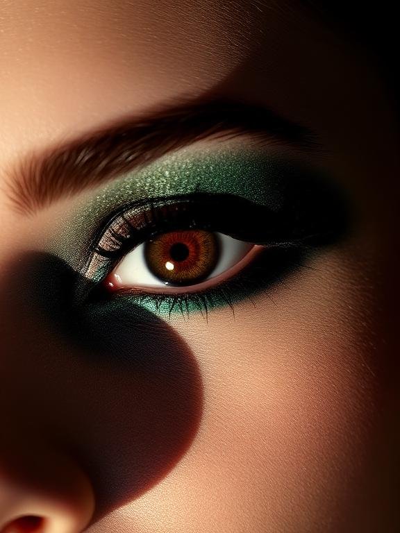 13. Deep Green-Black Duochrome Eye