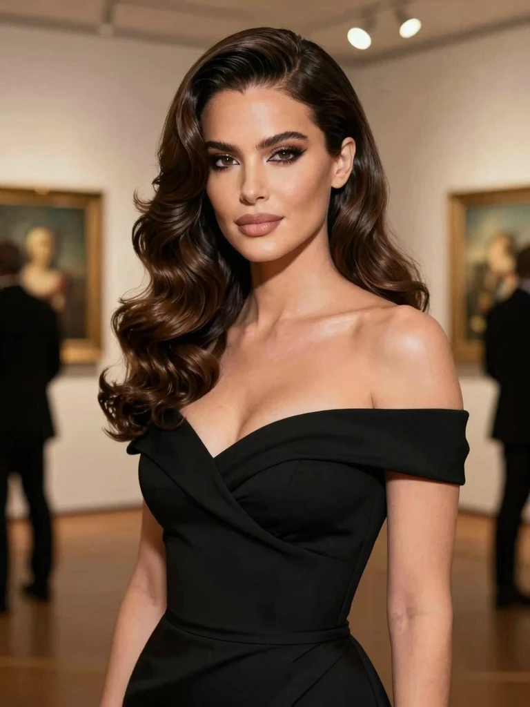 5. Wavy Hairstyles With Side-Swept Volume and S-Shaped Waves