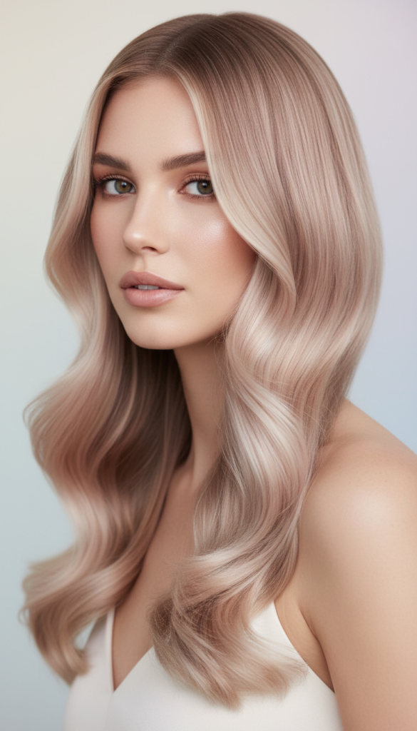 4. Soft Pastel Neopolotin Hair Color With Blended Dessert Tones