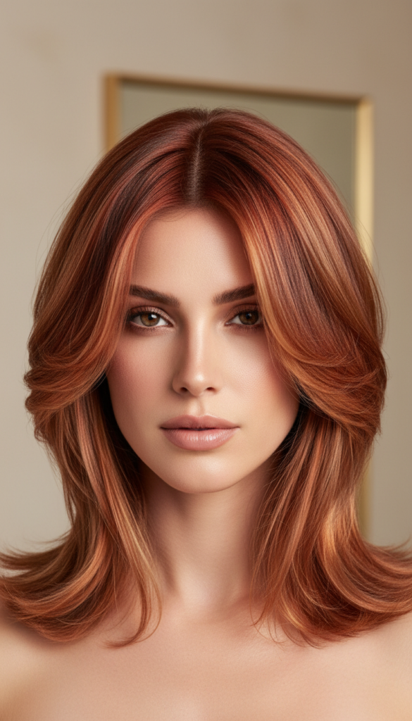 5. Neapolitan Hair Red With Strawberry-Copper Focus