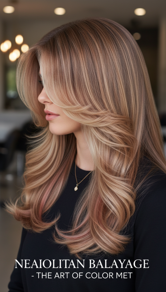 7. Neopolotin Hair Color Balayage With Melted Transitions