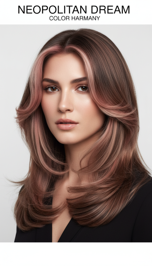 11. Face-Framing Neopolotin Hair Color Highlights