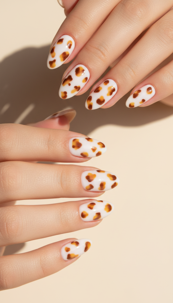 4. Tortoiseshell Speckles On Milky White