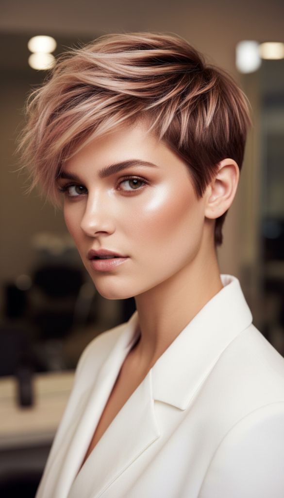 19. Short Crop Neopolotin Hair Color Inspired by Boy Cuts