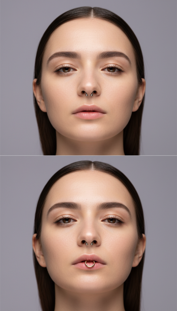 4. Hidden Septum Clicker for a Subtle Look
