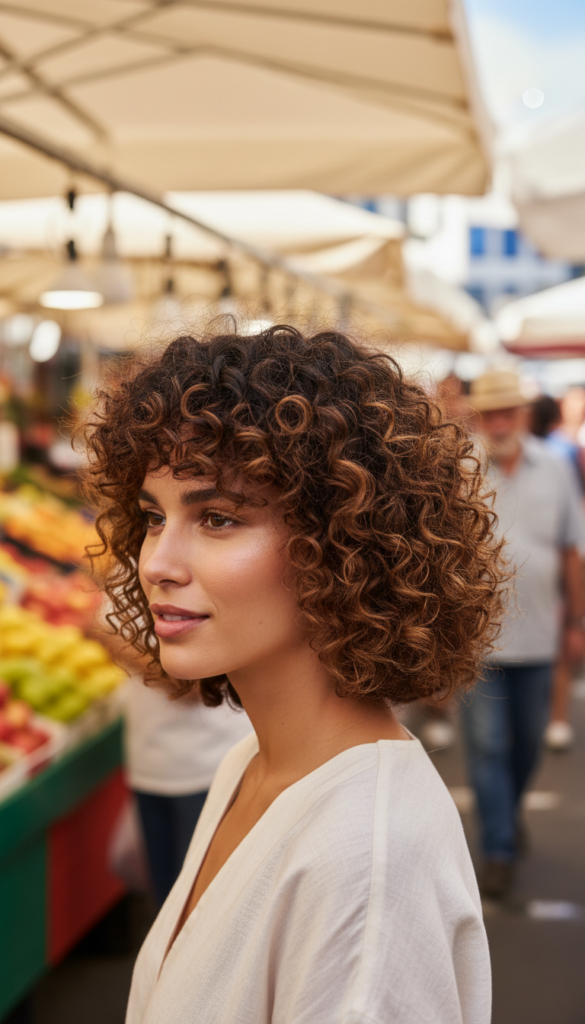 10. Curly Shag With Defined Natural Texture
