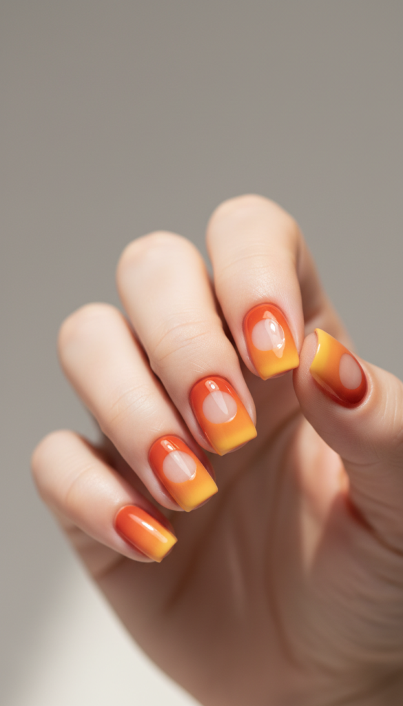 5. Negative Space Sun Circle Accent