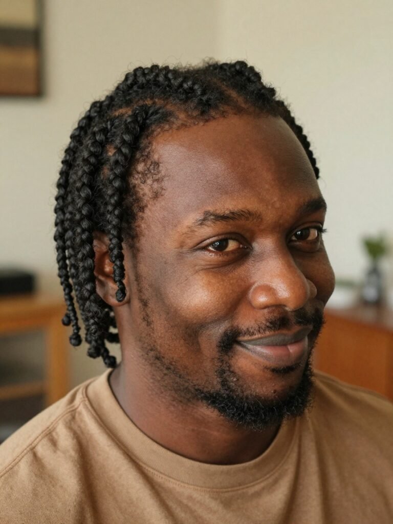 Cornrow Hairstyles For Men: 19 Stunning Trending Ideas 8 Natural Hair Cornrow Hairstyles For Men