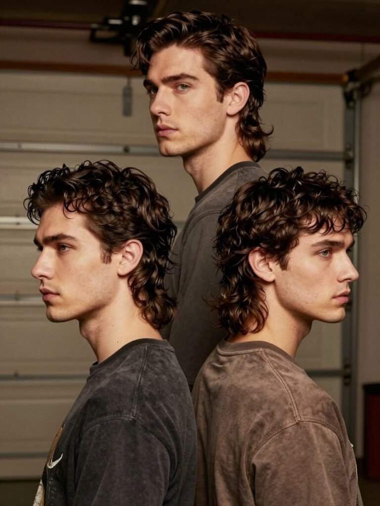 Wavy Hairstyles Men Modern Mullet