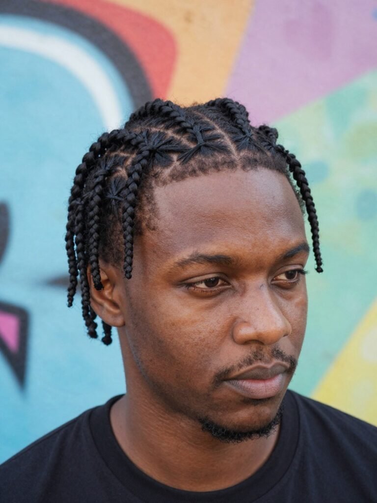 Cornrow Hairstyles For Men: 19 Stunning Trending Ideas 16 Freestyle Cornrow Hairstyles For Men