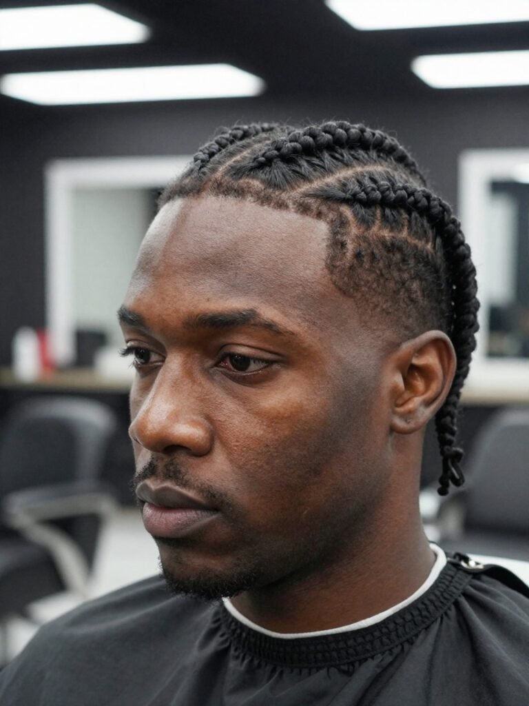 Cornrow Hairstyles For Men: 19 Stunning Trending Ideas 1 Classic Straight-Back Cornrow Hairstyles For Men