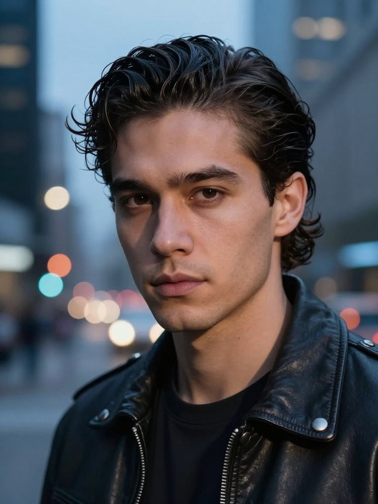 Wavy Hairstyles Men Slick Back With Natural Texture