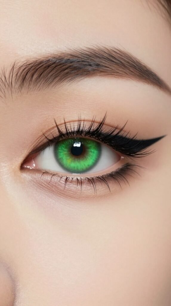 15. Negative Space Winged Liner