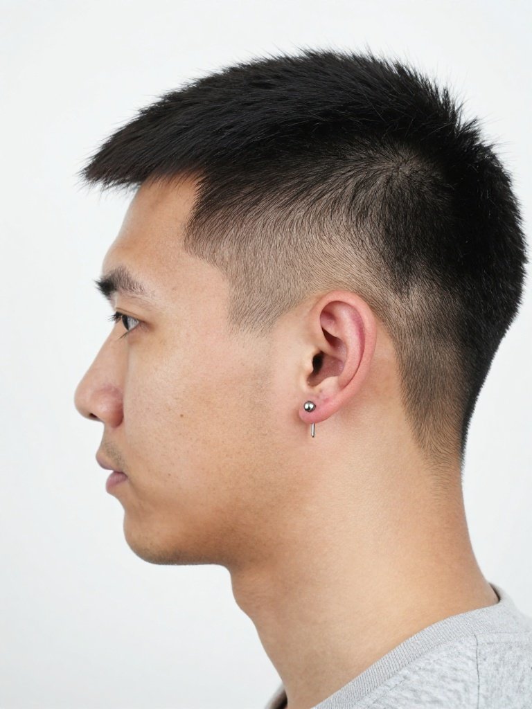 Helix Piercing Men Short Barbell