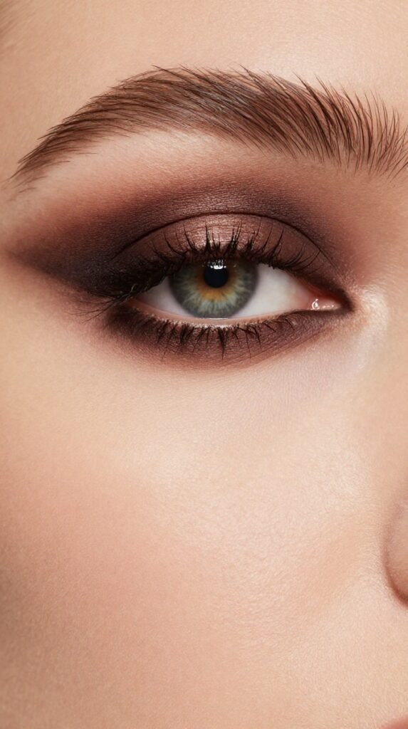 2. Smudged Espresso Smokey Eye