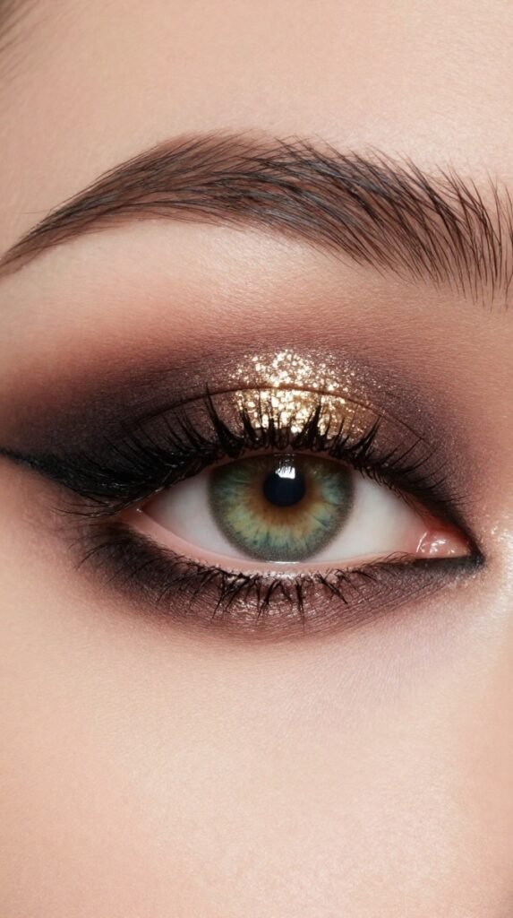 8. Dimensional Halo Eye With Champagne Shimmer