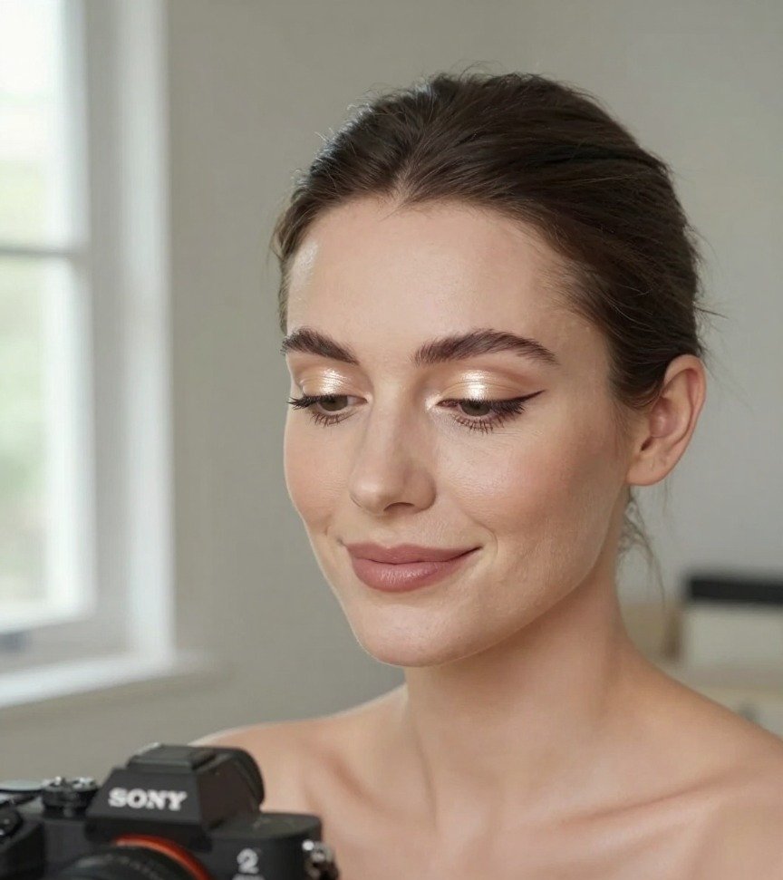 Soft Beige Aegyosal Makeup for Everyday Eyes