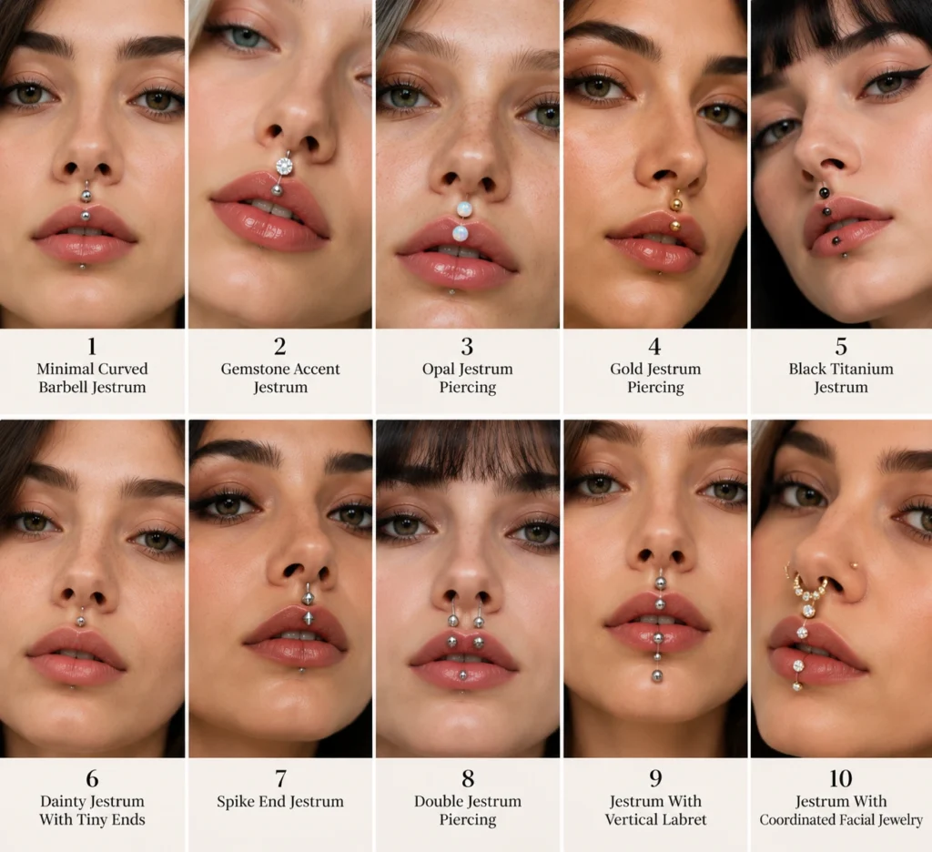 10 Jestrum Piercing Styles