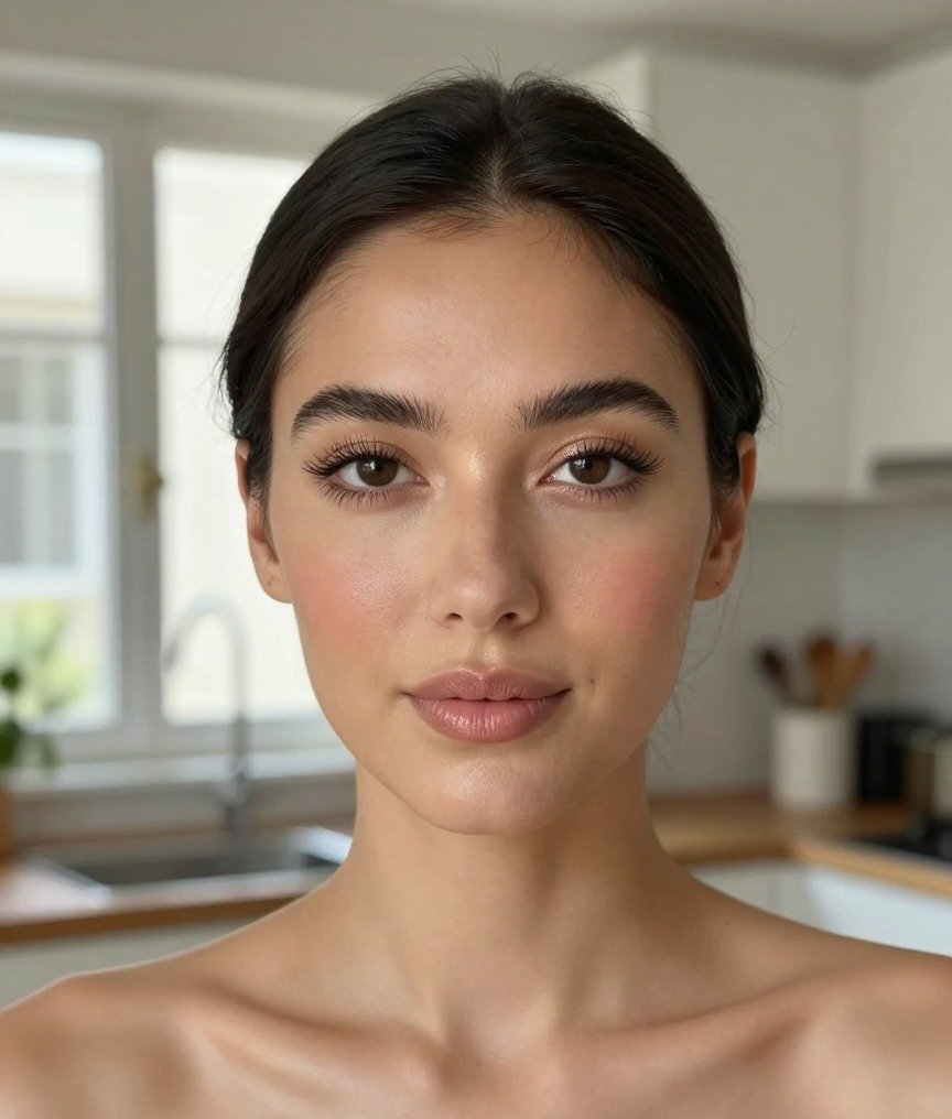 Clean-Girl Aegyosal Makeup With Barely There Shimmer