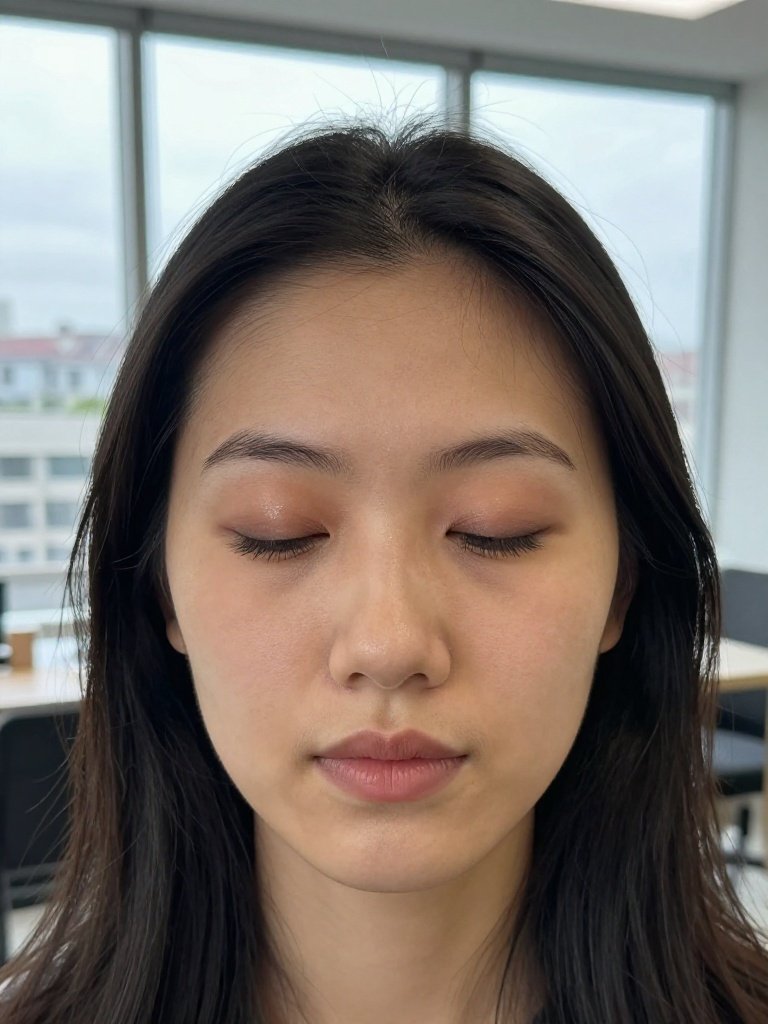 Hooded-Eye Aegyosal Makeup With a Soft Outer Blend