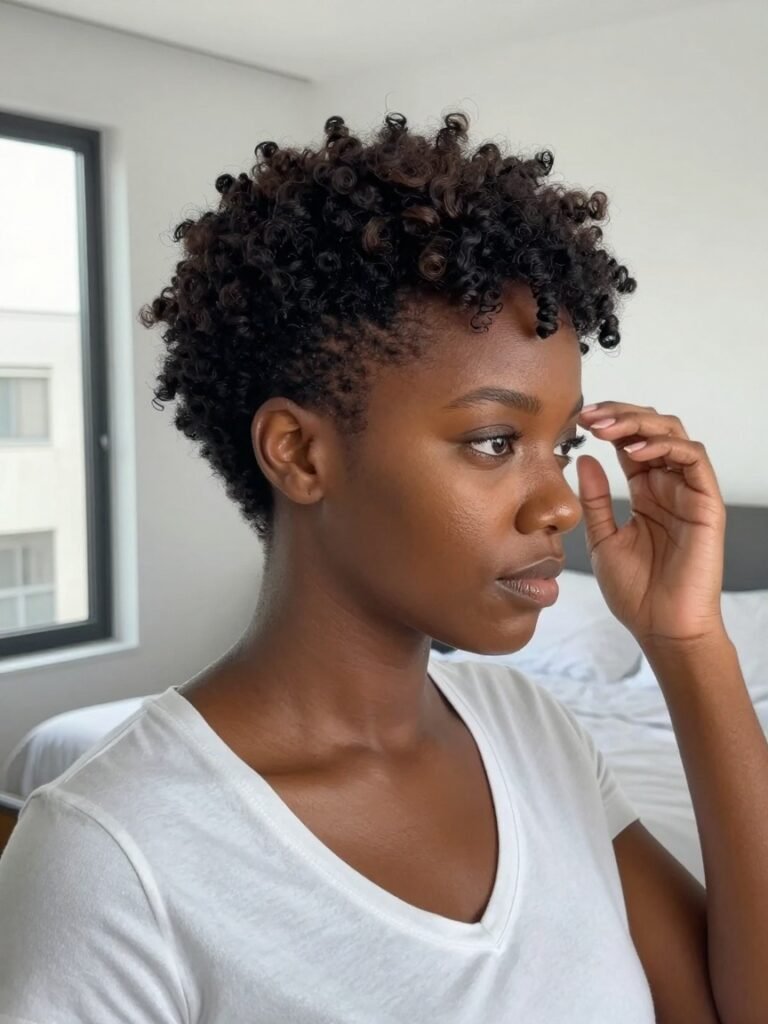 Short Afro Hairstyles Females Love With A Clean Taper