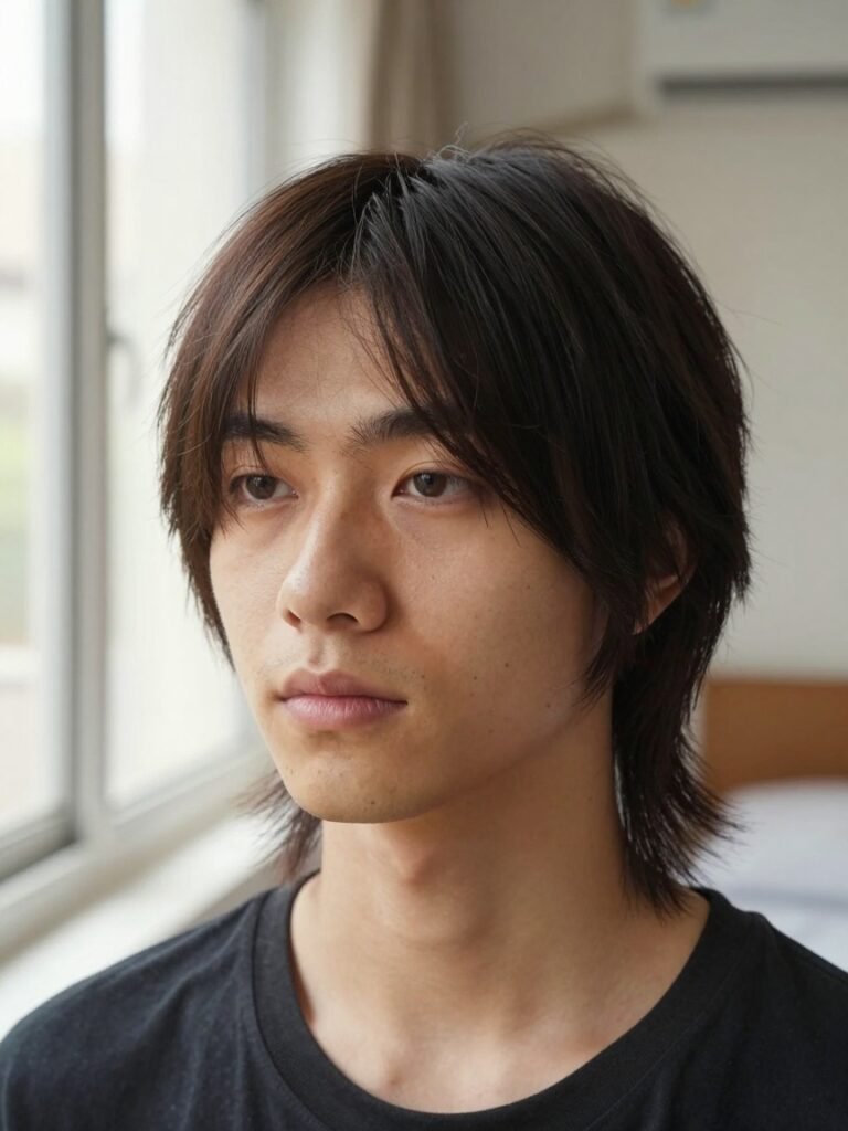 Modern Mullet With Curtain Bangs