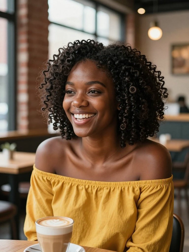 Mini Twist-Out Afro Hairstyles For Short Hair
