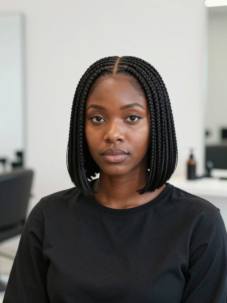 Short Fulani Bob Braids