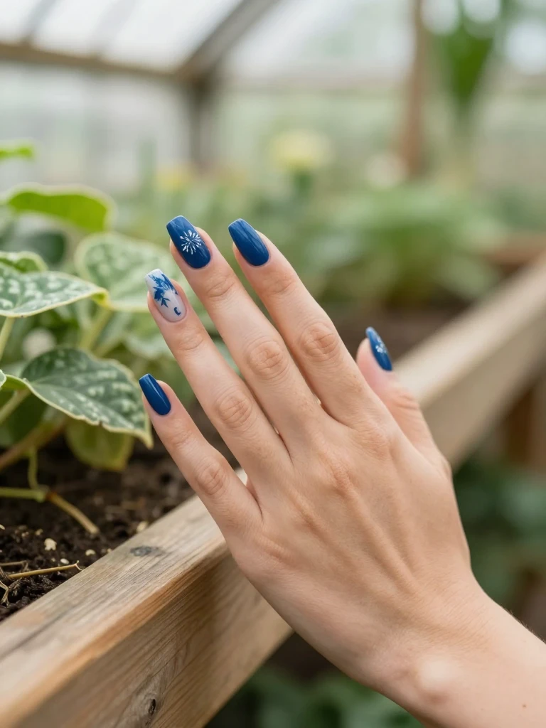 17 Stunning Stitch Nails Ideas You'll Actually Wear 15 White Floral Stitch Nails Paired With the Character