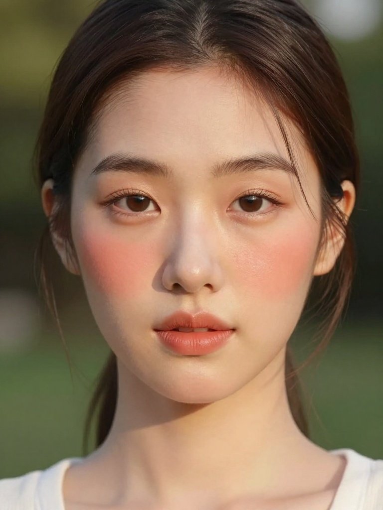 19 Stunning Korean Makeup Ideas That Are Trending in 2026 17 Apricot Sun-Flush Korean Makeup