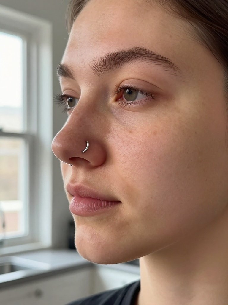 Classic Silver Captive Bead Septum Ring