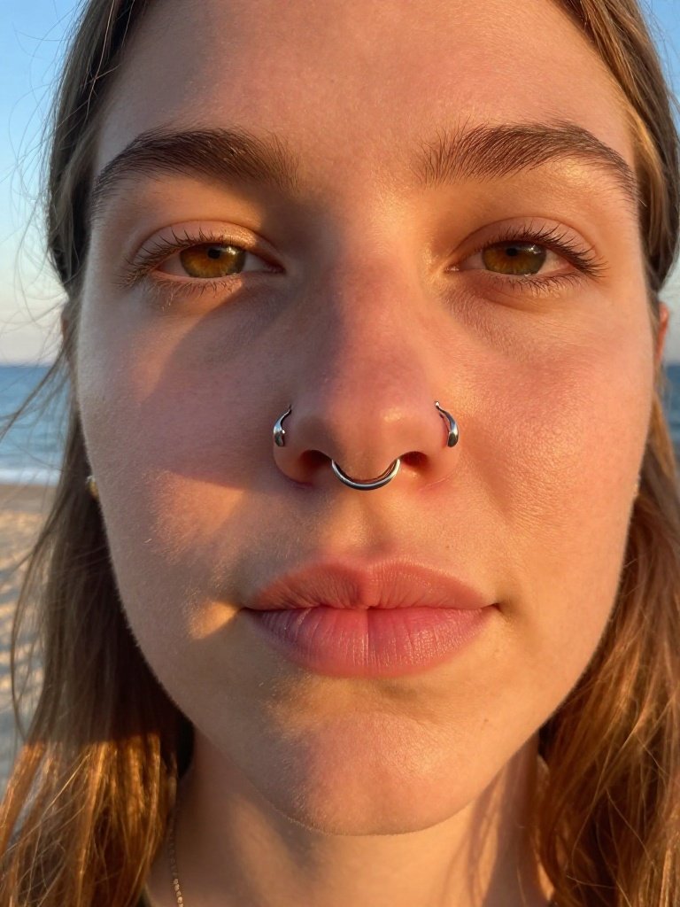 Curved Faux Tusk Septum Jewelry