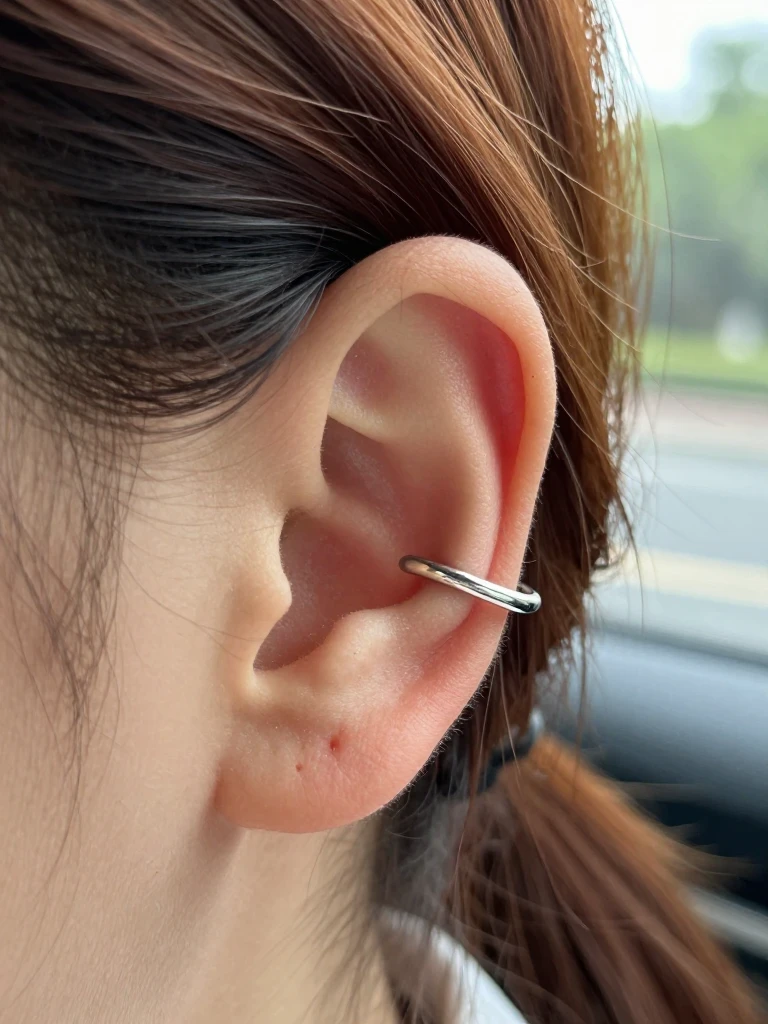 Faux Snug Piercing With a Clip-On Cuff