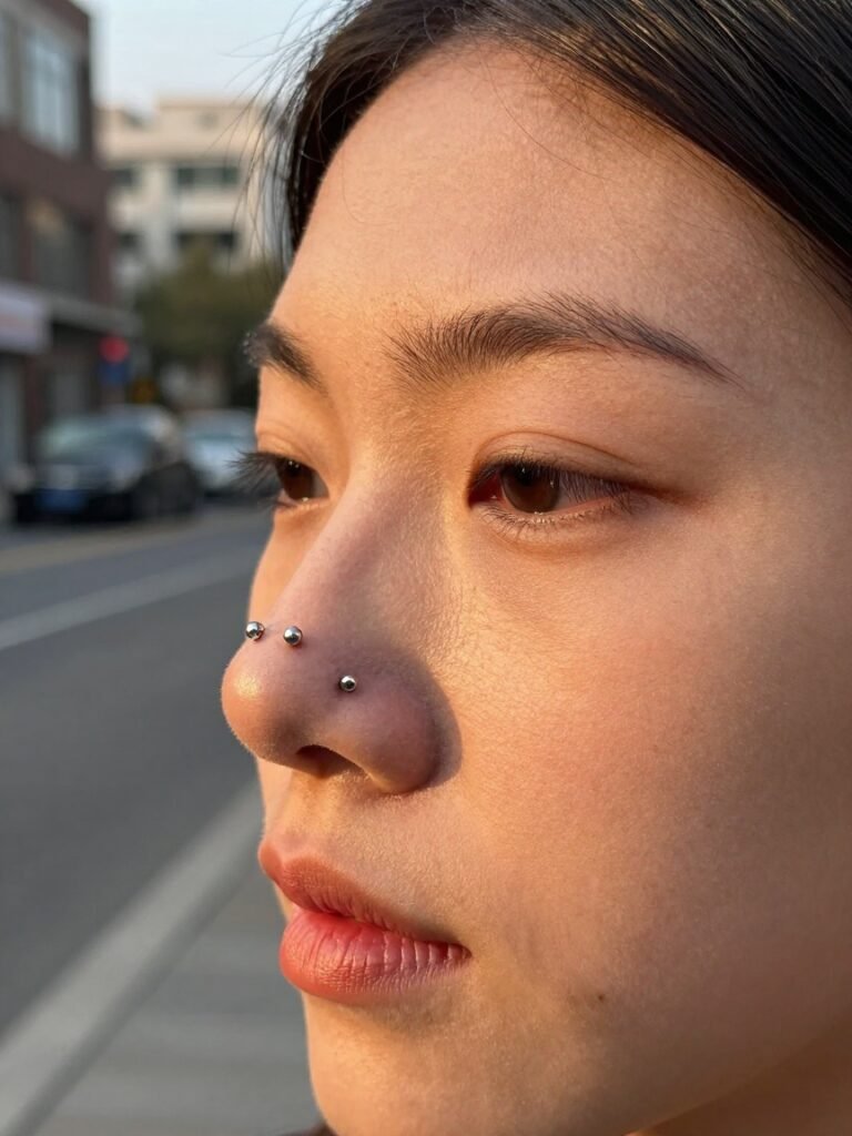 Horseshoe Circular Barbell Septum Ring With Flat Disc Ends