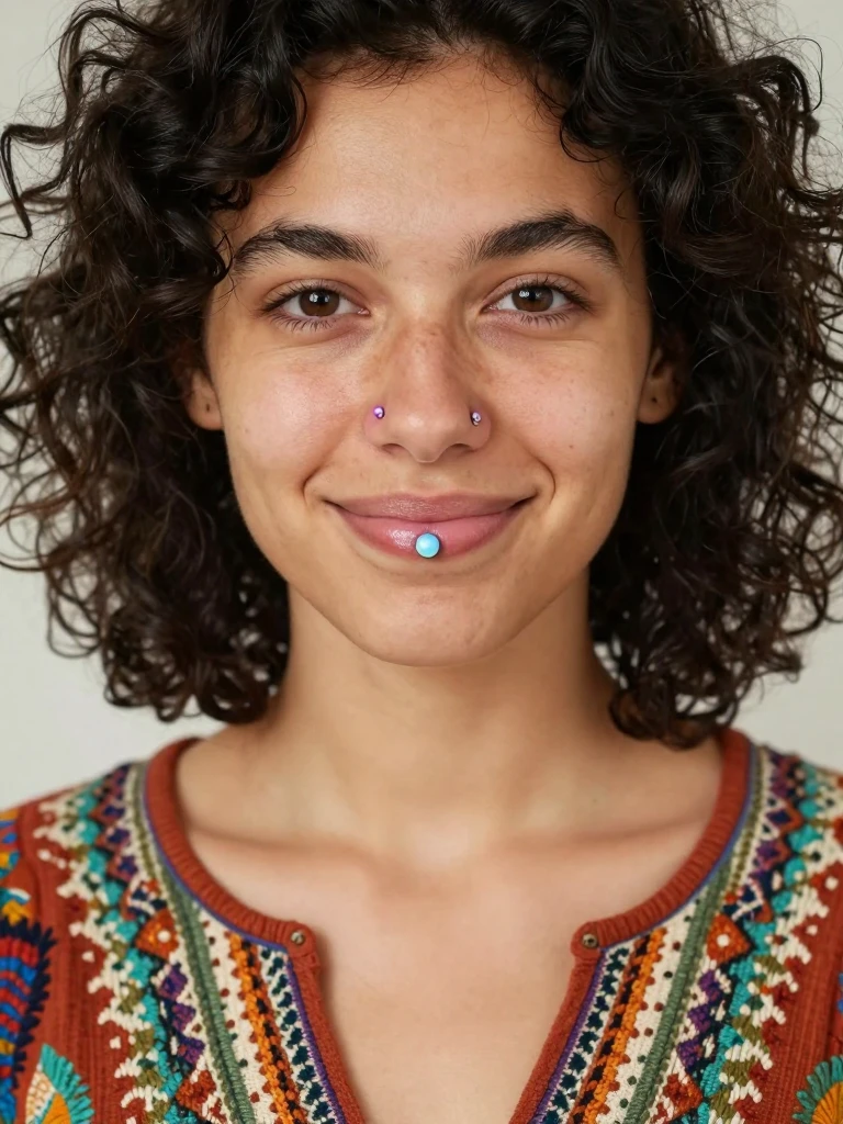 Color-Shift Mood Stone Ashley Piercing