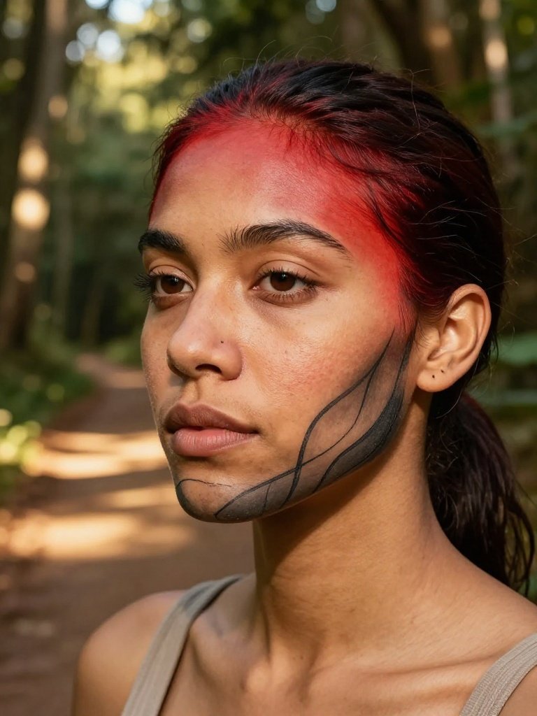 Ombre Fade Spiderman Makeup