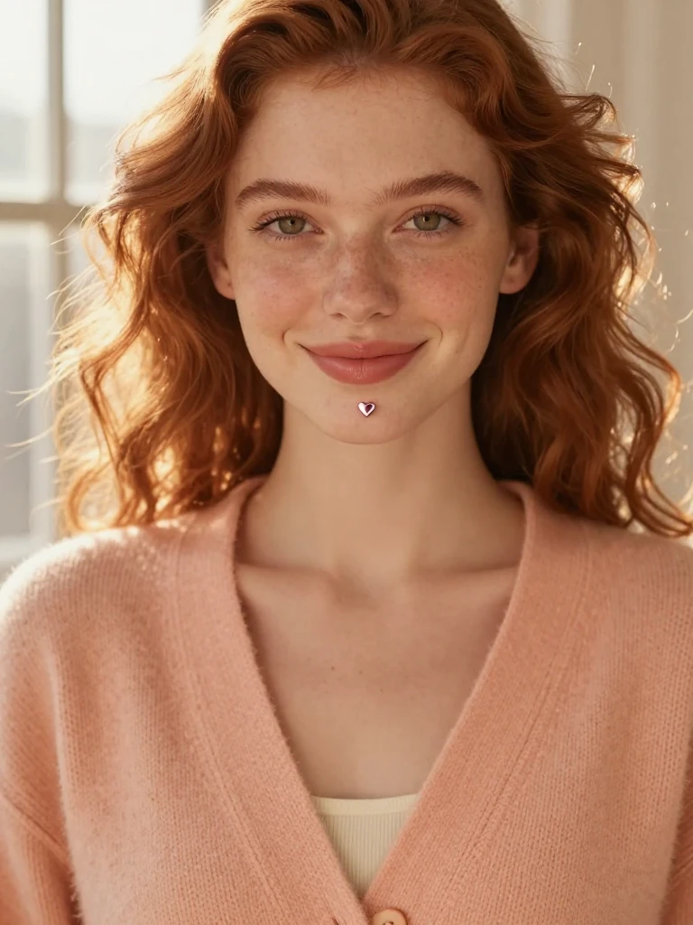 Rose Gold Heart Ashley Piercing