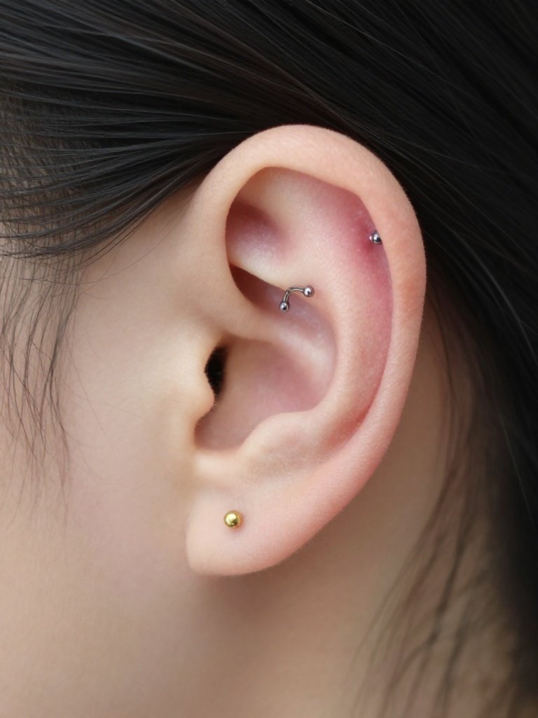 Single Ball Snug Piercing for a Clean First Look