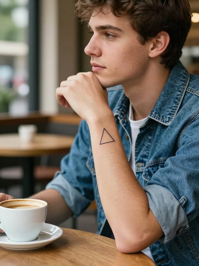 Small Minimalist Elbow Tattoo Understated Single Line Design