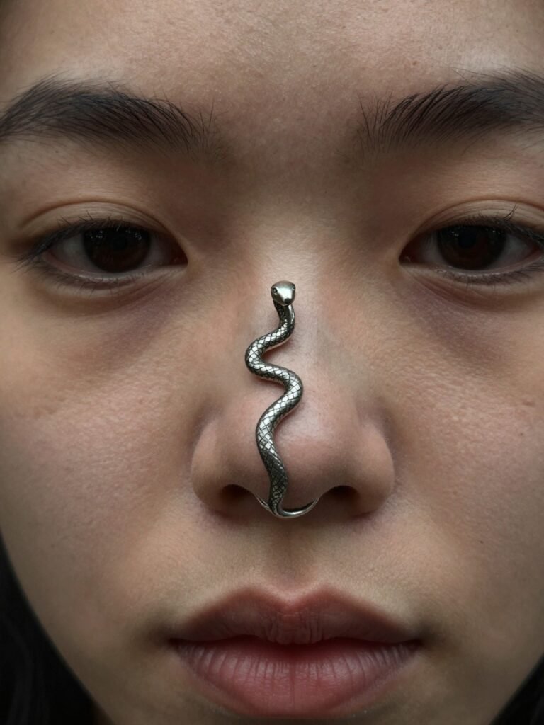 Snake-Coil Septum Ring