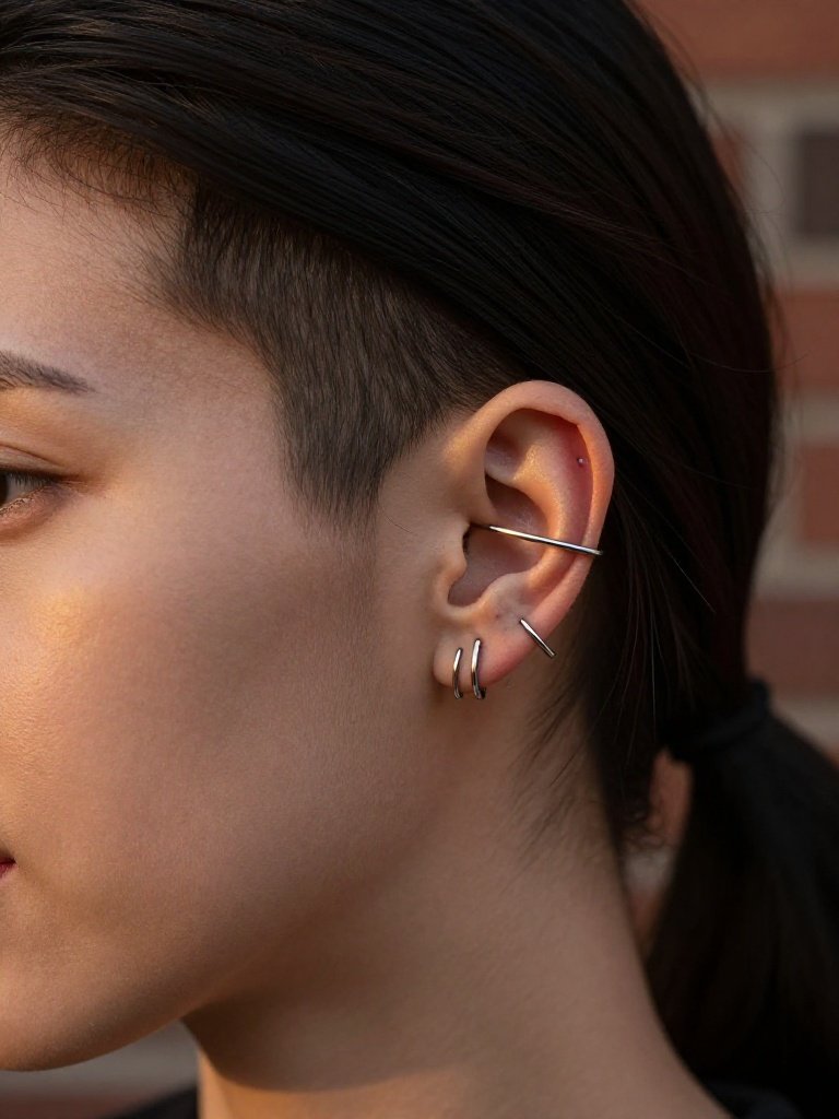 Snug Piercing and Industrial Bar Pairing