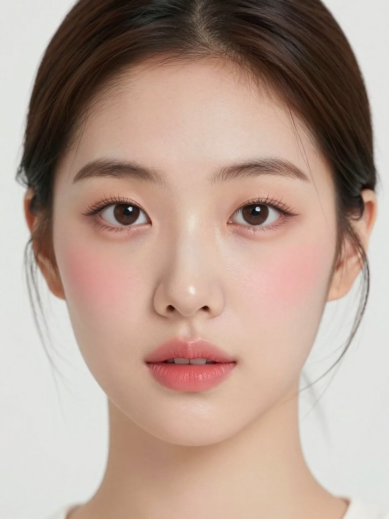 19 Stunning Korean Makeup Ideas That Are Trending in 2026 14 Soft-Matte Cloud-Skin Korean Makeup