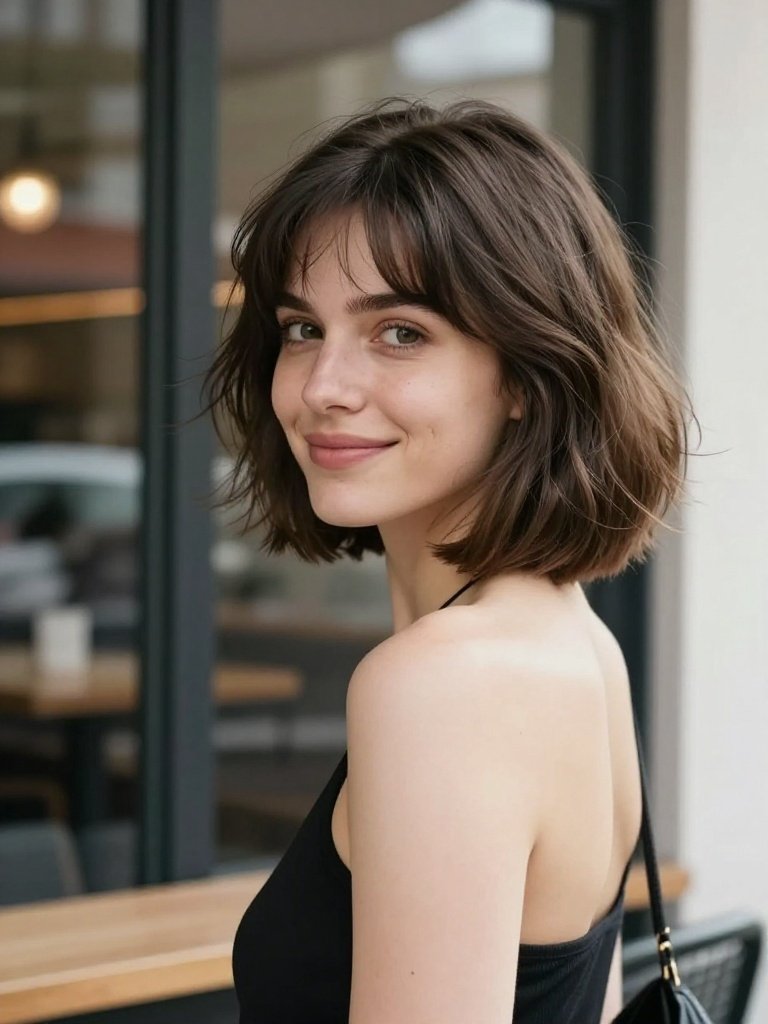 17 Dreamy Soft Shag Hairstyle Ideas That Are Trending Now 1 Soft Shaggy Bob With Rounded, Face-Framing Ends