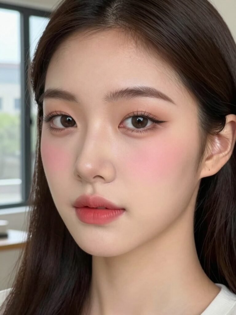 19 Stunning Korean Makeup Ideas That Are Trending in 2026 16 Taupe Kitten-Wing Korean Makeup
