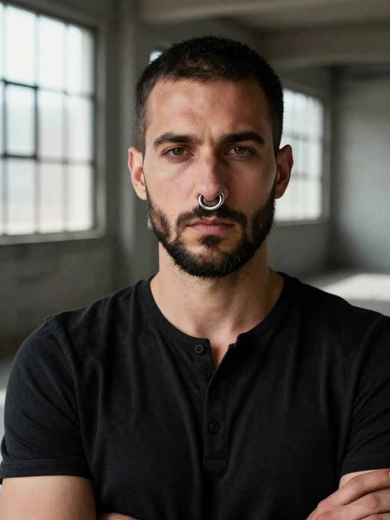 Thicker Gauge Septum Piercing Men Ring for a Bolder Statement