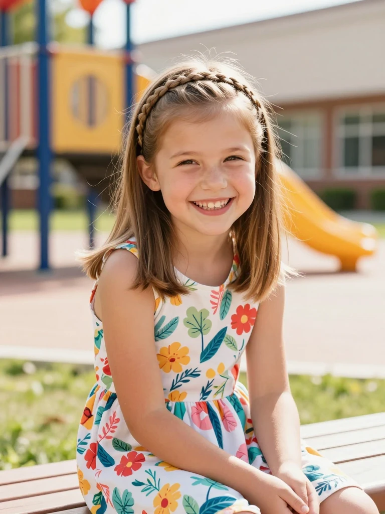 Headband Hairstyles : 16 Beautiful Looks That Actually Stay Put 10 Braided Headband for Little Girls