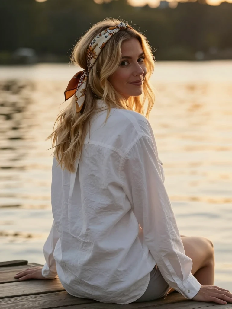 Headband Hairstyles : 16 Beautiful Looks That Actually Stay Put 8 Bandana‑Style Headband on Soft Waves